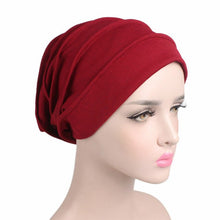 Load image into Gallery viewer, Ponytail Beanie Hat  Cotton Breathe Hat New   winter  im Scarf Cap Wholesale