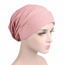 Load image into Gallery viewer, Ponytail Beanie Hat  Cotton Breathe Hat New   winter  im Scarf Cap Wholesale
