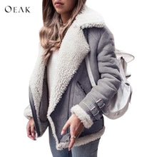 Load image into Gallery viewer, Lambs wool Coat Winter Thick Lamb Wool Jacket