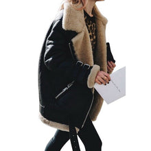 Load image into Gallery viewer, Lambs wool Coat Winter Thick Lamb Wool Jacket