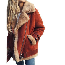 Load image into Gallery viewer, Lambs wool Coat Winter Thick Lamb Wool Jacket