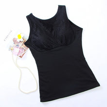 Load image into Gallery viewer, Shapewear Winter Keep Warm Sexy V-Neck Lace Bra Undergarment Women Vest