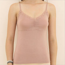 Load image into Gallery viewer, Seamless Bra Women Soft Lace Padded Camisole Womens Bras Seamless Bra Padded Solid Tank Top