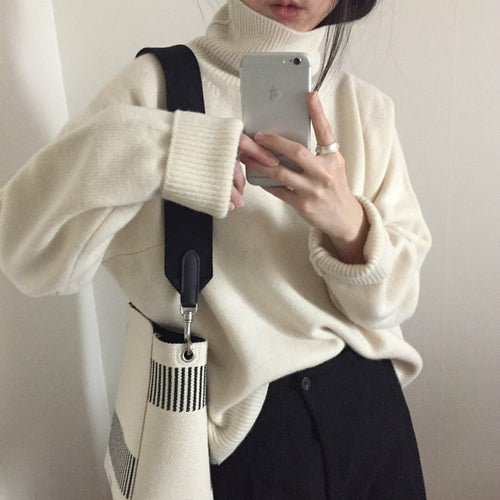 Oversized Sweater Women Autumn Winter Sweater Jumper Cashmere Knitted Pullover Tops