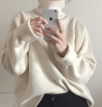 Load image into Gallery viewer, Oversized Sweater Women Autumn Winter Sweater Jumper Cashmere Knitted Pullover Tops