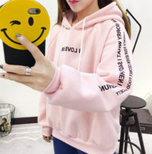 Load image into Gallery viewer, Oversized Sweater Letter Hoodies Women Printed Fashion Pullovers