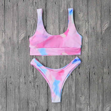 Load image into Gallery viewer, Padded Swimwear Sexy Bikinis Women Swimsuit Bandage Halter Beach Wear