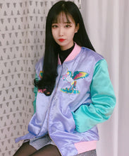 Load image into Gallery viewer, Floral Spring Jacket New Cute Rainbow Horse Floral Embroidery