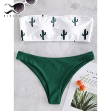 Load image into Gallery viewer, Padded Swimwear Bandeau swimwear women push up s