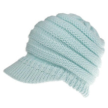 Load image into Gallery viewer, Ponytail Beanie Hat  sale Women's Knitted Baseball Cap