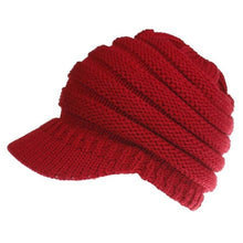 Load image into Gallery viewer, Ponytail Beanie Hat  sale Women's Knitted Baseball Cap