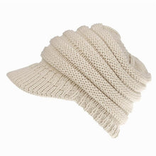 Load image into Gallery viewer, Ponytail Beanie Hat  sale Women's Knitted Baseball Cap