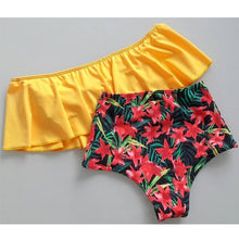 Load image into Gallery viewer, Padded Swimwear 2019 New Sexy High Waist Bikini Swimwear Women Swimsuit