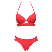 Load image into Gallery viewer, Padded Swimwear  Bikinis Women Bandage Swimsuit Bikini 2019 Sexy Push Up