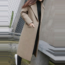 Load image into Gallery viewer, Winter/Spring Coat Spring Autumn Women's Wool Coat New Fashion Long Woolen