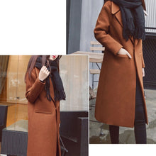 Load image into Gallery viewer, Winter/Spring Coat Spring Autumn Women's Wool Coat New Fashion Long Woolen