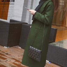 Load image into Gallery viewer, Winter/Spring Coat Spring Autumn Women's Wool Coat New Fashion Long Woolen