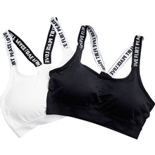 Load image into Gallery viewer, Seamless Bra Women's Sexy Letter Shoulder Strap Underwear