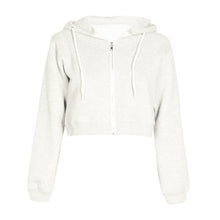 Load image into Gallery viewer, Winter/Spring Coat Autumn Women Casual Zipper Sweatshirt Solid Slim