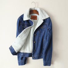 Load image into Gallery viewer, Winter/Spring Coat  r New 2019 Women lambswool jean Coat With 4 Pockets