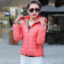 Load image into Gallery viewer, Winter/Spring Coat 2019 new winter jacket women autumn hooded Coat Female Spring Jacket