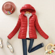 Load image into Gallery viewer, Winter/Spring Coat 2019 new winter jacket women autumn hooded Coat Female Spring Jacket
