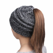 Load image into Gallery viewer, Ponytail Beanie Hat 2019 Ponytail Beanie Winter