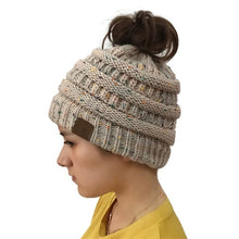 Load image into Gallery viewer, Ponytail Beanie Hat 2019 Ponytail Beanie Winter