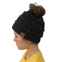 Load image into Gallery viewer, Ponytail Beanie Hat 2019 Ponytail Beanie Winter
