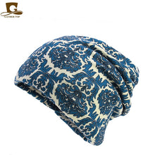 Load image into Gallery viewer, Ponytail Beanie Hat Warm jersey Slouch Beanie Hats