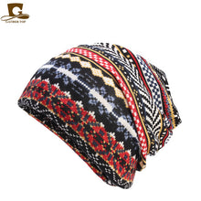 Load image into Gallery viewer, Ponytail Beanie Hat Warm jersey Slouch Beanie Hats