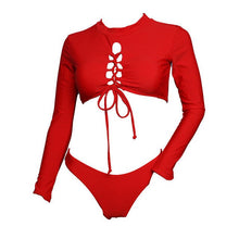 Load image into Gallery viewer, Padded Swimwear Summer Leisure Fashion Beach Strappy Women Set Hot Sale F