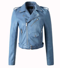 Load image into Gallery viewer, Leather Jackets New Arrival 2019 brand Winter Autumn Motorcycle
