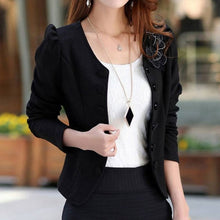 Load image into Gallery viewer, Floral Spring Jacket  Women Spring Autumn Fashion Blazer