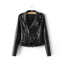 Load image into Gallery viewer, Leather Jackets 2019 Lika Rulla New Spring Fashion Good Quality Ladies Basic Street