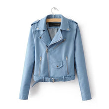 Load image into Gallery viewer, Leather Jackets 2019 Lika Rulla New Spring Fashion Good Quality Ladies Basic Street