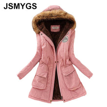 Load image into Gallery viewer, Lambs wool Coat Cotton Winter Jacket Women Thicken