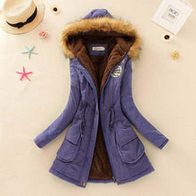 Load image into Gallery viewer, Lambs wool Coat Cotton Winter Jacket Women Thicken