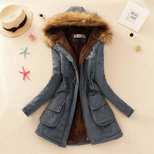 Load image into Gallery viewer, Lambs wool Coat Cotton Winter Jacket Women Thicken