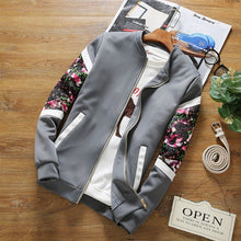 Load image into Gallery viewer, Floral Spring Jacket Bomber   2019 Spring Causal Flowers Floral Basic Jackets