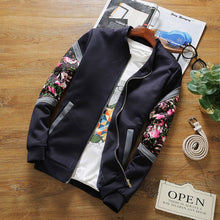 Load image into Gallery viewer, Floral Spring Jacket Bomber   2019 Spring Causal Flowers Floral Basic Jackets