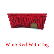 Load image into Gallery viewer, Ponytail Beanie Hat Fashion Ponytail Beanie Women Stretch Knitted Crochet Beanies