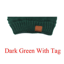 Load image into Gallery viewer, Ponytail Beanie Hat Fashion Ponytail Beanie Women Stretch Knitted Crochet Beanies