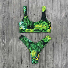 Load image into Gallery viewer, Padded Swimwear Sexy Bikinis Women Swimsuit Bandage Halter Beach Wear