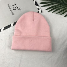Load image into Gallery viewer, Ponytail Beanie Hat 6 colors unsex Autumn winter solid color real cashmere