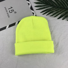Load image into Gallery viewer, Ponytail Beanie Hat 6 colors unsex Autumn winter solid color real cashmere