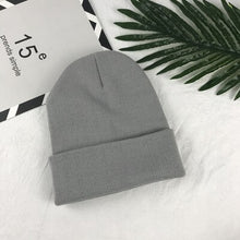 Load image into Gallery viewer, Ponytail Beanie Hat 6 colors unsex Autumn winter solid color real cashmere