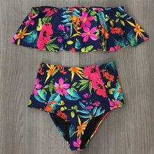 Load image into Gallery viewer, Padded Swimwear 2019 New Sexy High Waist Bikini Swimwear Women Swimsuit