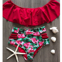 Load image into Gallery viewer, Padded Swimwear 2019 New Sexy High Waist Bikini Swimwear Women Swimsuit
