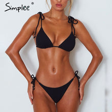 Load image into Gallery viewer, Padded Swimwear Simplee Push up padded summer beach wear bodysuit